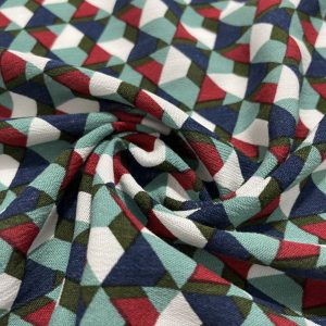 Geometrik Desenli Bürümcük Şile Bezi