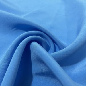 Taşlanmış İpek Cupra Kumaş Mavi