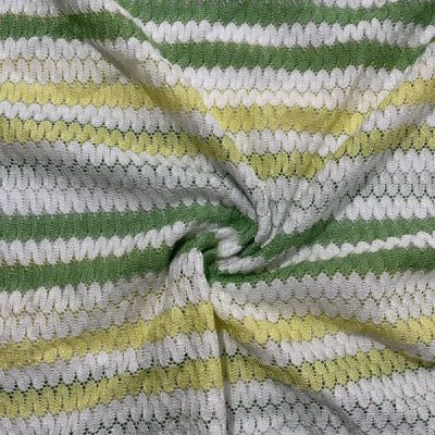 Yeşil Sarı Missoni Örme Kumaş
