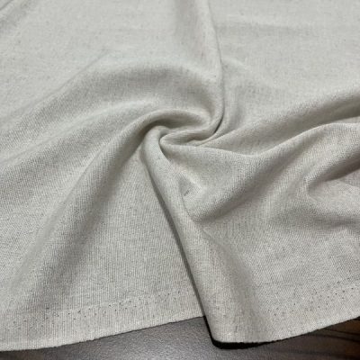 Dökümlü Taş Rengi Doğal Keten Kumaş