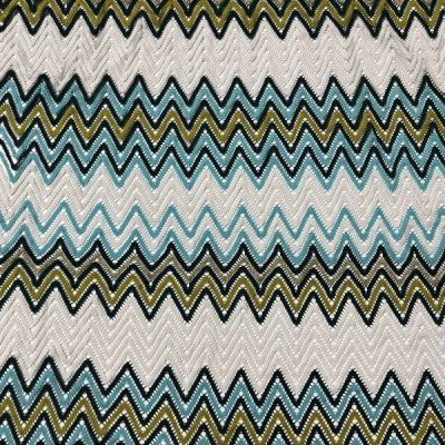 Ekru Mavi Missoni Kumaş