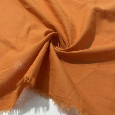 Orange Pamuk Vual Kumaş