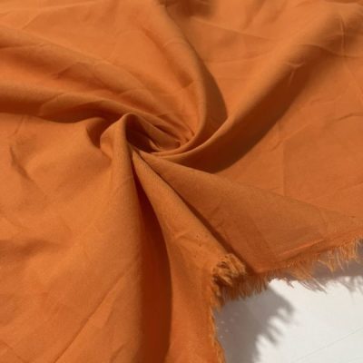 Orange Pamuk Vual Kumaş