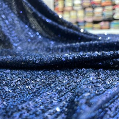 Zara Pullu Payet Kumaş Lacivert AYT