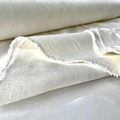 Kırık Beyaz Denim Kot Kumaş