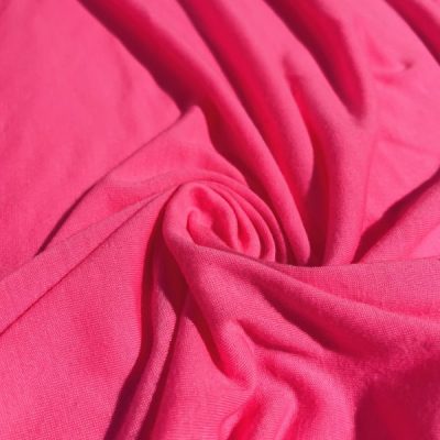 Neon Pembe Süprem Penye Kumaş