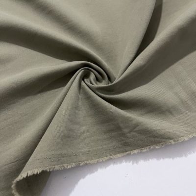 Tok Taşlanmış Koton Kumaş Soft Yeşil
