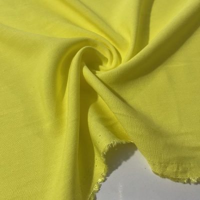 Dökümlü Naturel Keten Limon Sarısı