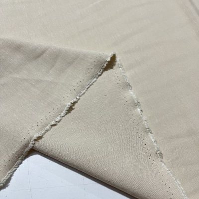 Açık Bej Taşlanmış Natural Keten