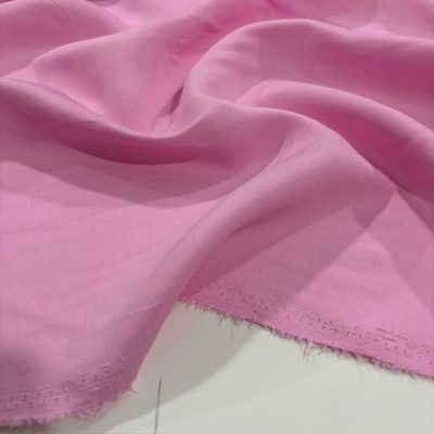 Şeker Pembe Taşlanmış Cupro Kumaş
