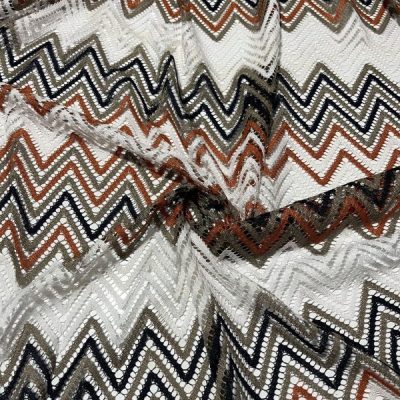 Süper Kahve Krem Missoni Kumaş