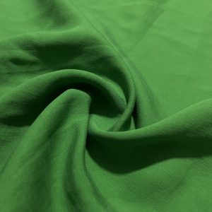 Taşlanmış İpeksi Cupra Kumaş Yeşil