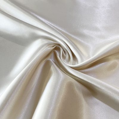 İnci Rengi Kristal Saten Kumaş