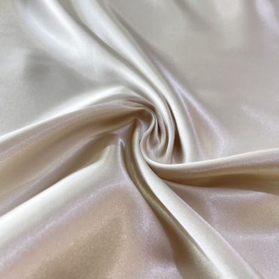 İnci Rengi Kristal Saten Kumaş