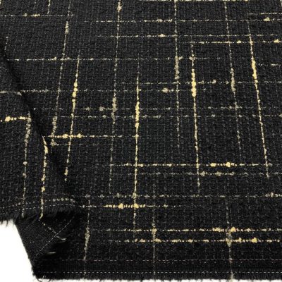 Özel Chanel Kumaş Siyah Gold