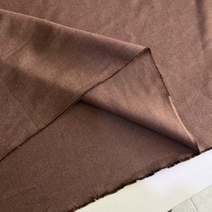 Soft Kahve Naturel Keten Kumaş MHR