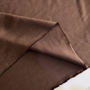 Soft Kahve Naturel Keten Kumaş MHR