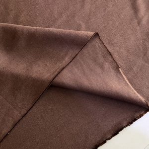 Soft Kahve Naturel Keten Kumaş MHR