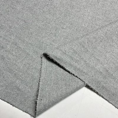 Vakko Dokulu Yünlü Kaşe Kumaş Gri KRZ