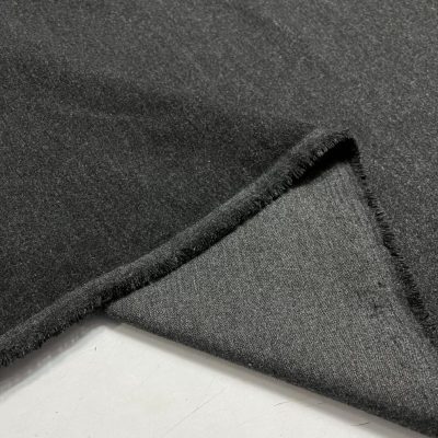 Çift Taraflı Blazer Yünlü Flanel Kaşmir Füme