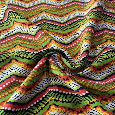Missoni Desenli Viskon Kumaş Sarı HSY