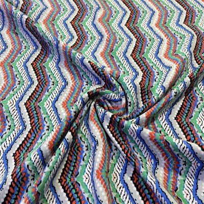 Missoni Desenli Viskon Kumaş Yeşil HSY