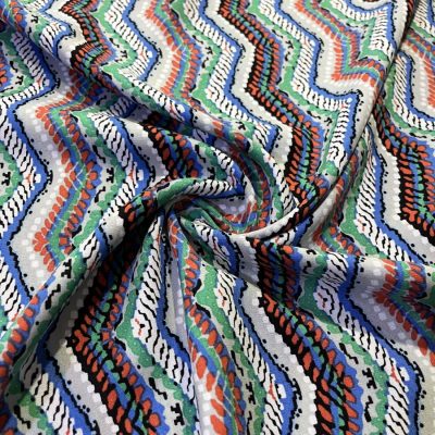 Missoni Desenli Viskon Kumaş Yeşil HSY