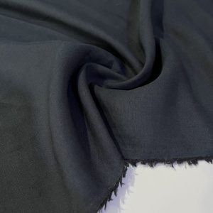 Soft Lacivert Dökümlü Ham Keten