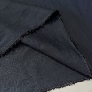 Soft Lacivert Dökümlü Ham Keten