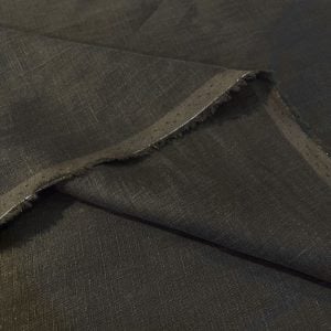 Süper Ham Keten Kumaş Soft Füme