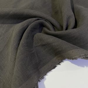 Süper Ham Keten Kumaş Soft Füme