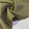 Yağ Yeşili Dökümlü Ham Keten Kumaş