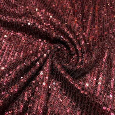 Zara Pullu Payet Kumaş Bordo AYT