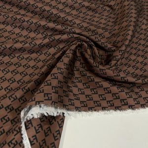 Gucci Krep Saten Kumaş Kahve AHM