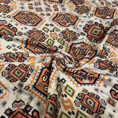 Gucci Krep Saten Kumaş Orange AHM