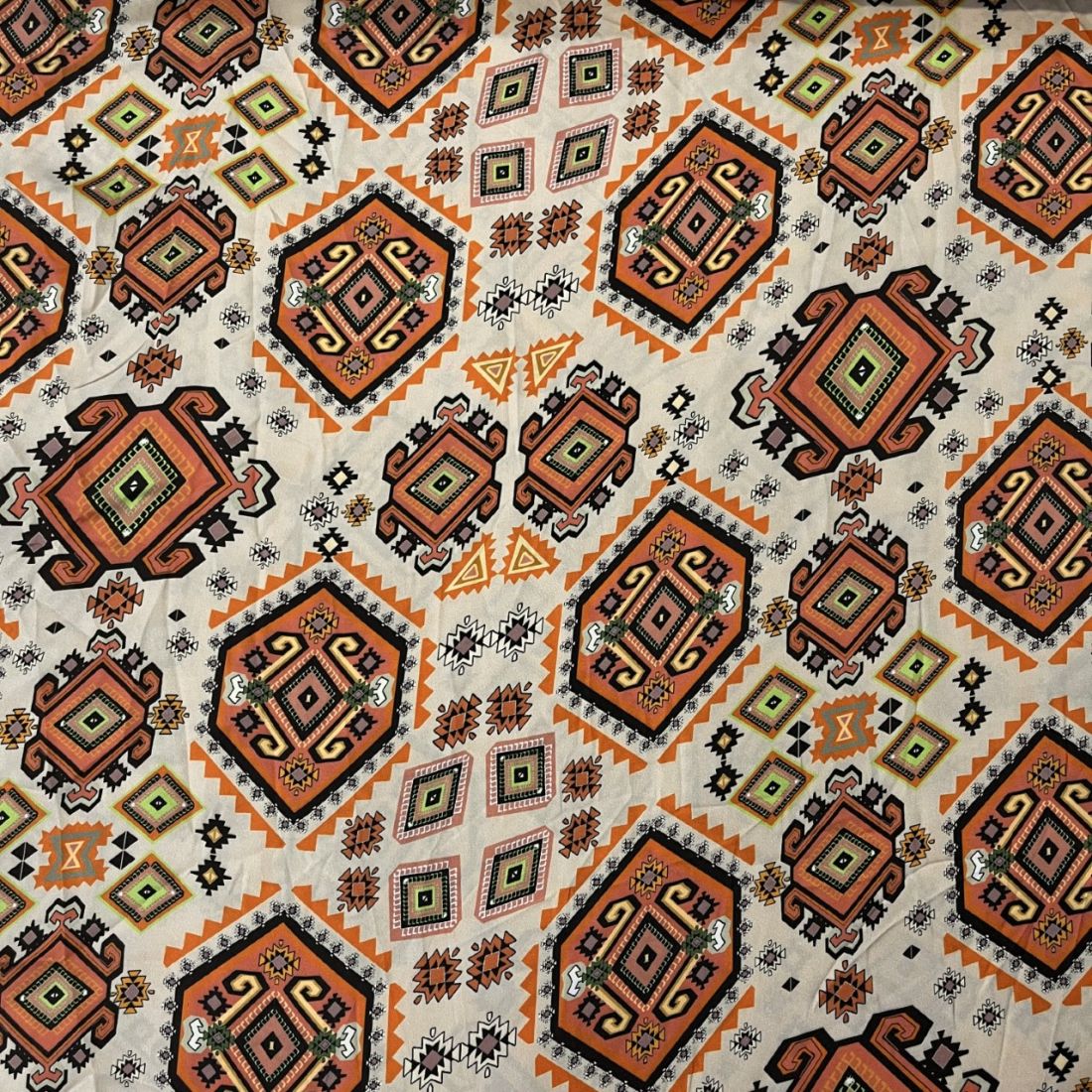 Gucci Krep Saten Kumaş Orange AHM