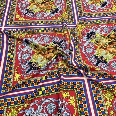 Versace Jorjet Krep Kumaş Gold