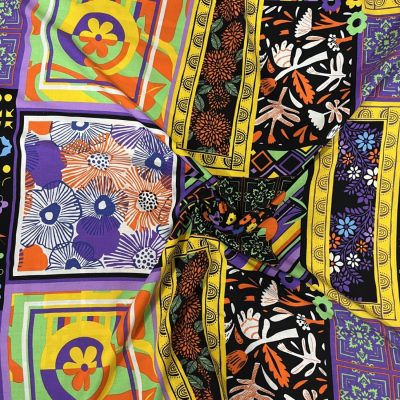 Versace Otantik Desenli Viskon Kumaş