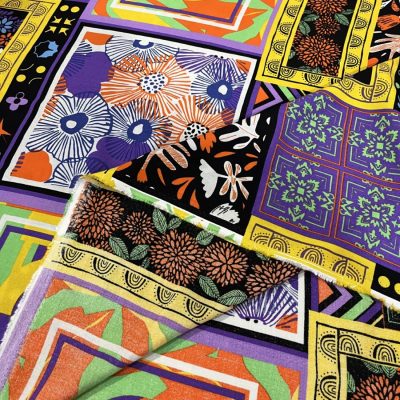 Versace Otantik Desenli Viskon Kumaş