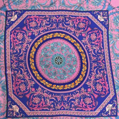 Versace Saten Şifon Kumaş Pembe