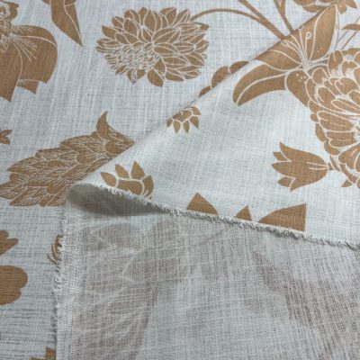 Zimmermann Çiçek Pamuklu Keten Kahve