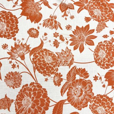 Zimmermann Çiçek Pamuklu Keten Orange