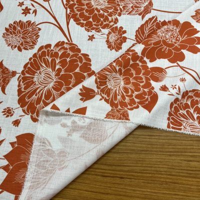 Zimmermann Çiçek Pamuklu Keten Orange