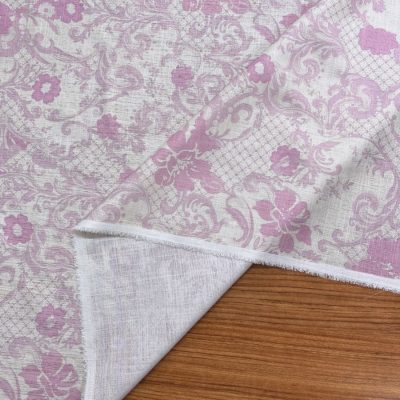 Zimmermann Pamuklu Keten Kumaş Pembe