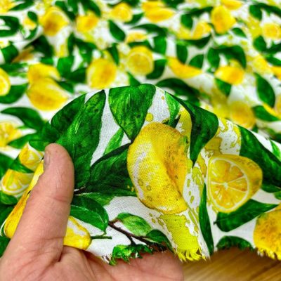 Dolce Gabbana Limon Pamuklu Keten