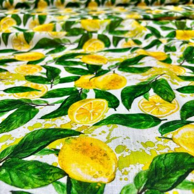 Dolce Gabbana Limon Pamuklu Keten