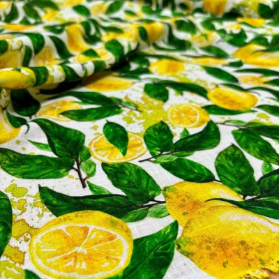 Dolce Gabbana Limon Pamuklu Keten