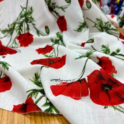 Dolce Gabbana Pamuklu Keten Kumaş