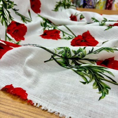 Dolce Gabbana Pamuklu Keten Kumaş