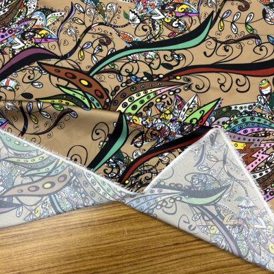 Modern Emilio Pucci Saten Şifon Kumaş
